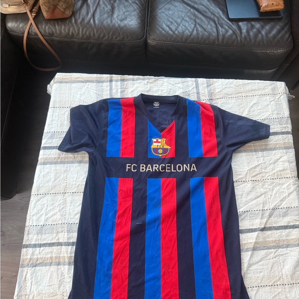 Kids Striped Shirt - Red and Blue